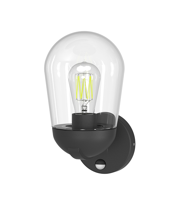 Raketthode glasshette induksjonsvegglampe HR60111S Raketthode glasshette induksjonsvegglampe HR60111S