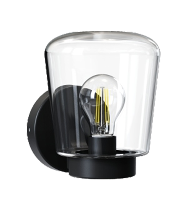 Flat Top Glass Plast Vegglampe HR60772 Flat Top Glass Plast Vegglampe HR60772