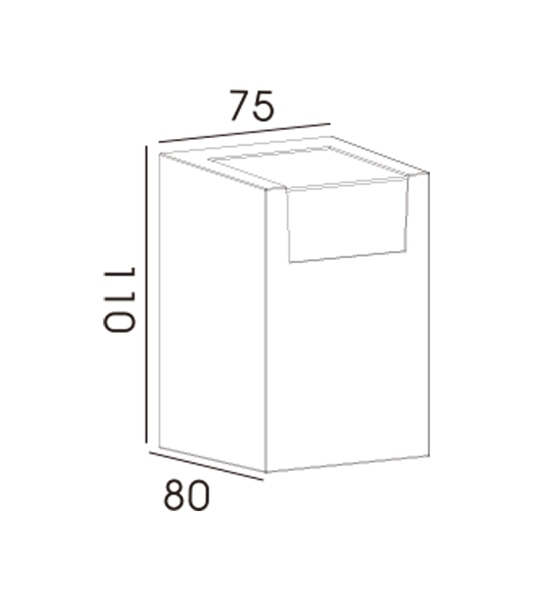 75 Firkantet dekorativ gjennomsiktig enveis vegglampe HR60231 75 Firkantet dekorativ gjennomsiktig enveis vegglampe HR60231