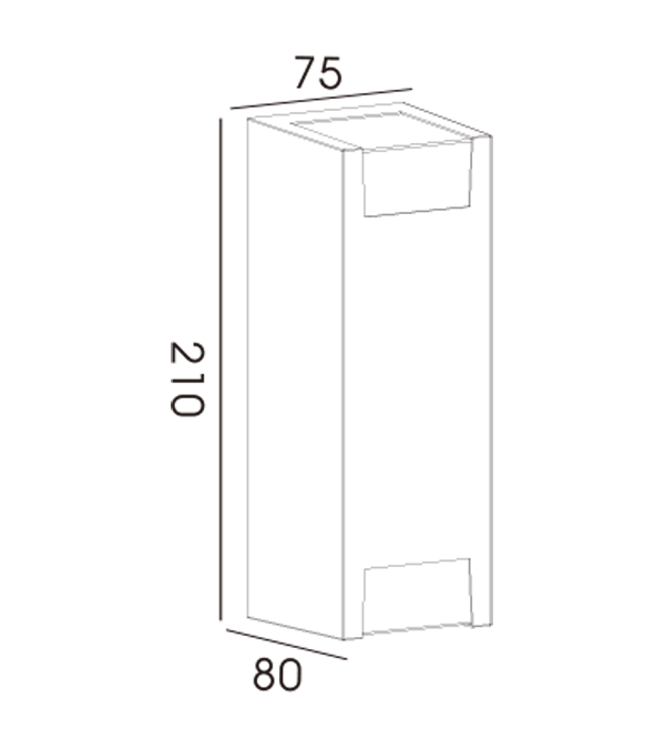 75H toveis vegglampe HR60232 75H toveis vegglampe HR60232