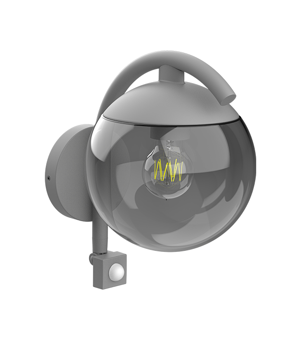 Parrot Bend Round Glass Induksjon Vegglampe HR60671S Parrot Bend Round Glass Induksjon Vegglampe HR60671S