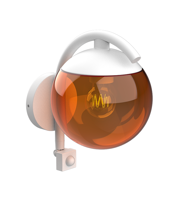 Parrot Bend Round Glass Induksjon Vegglampe HR60671S Parrot Bend Round Glass Induksjon Vegglampe HR60671S