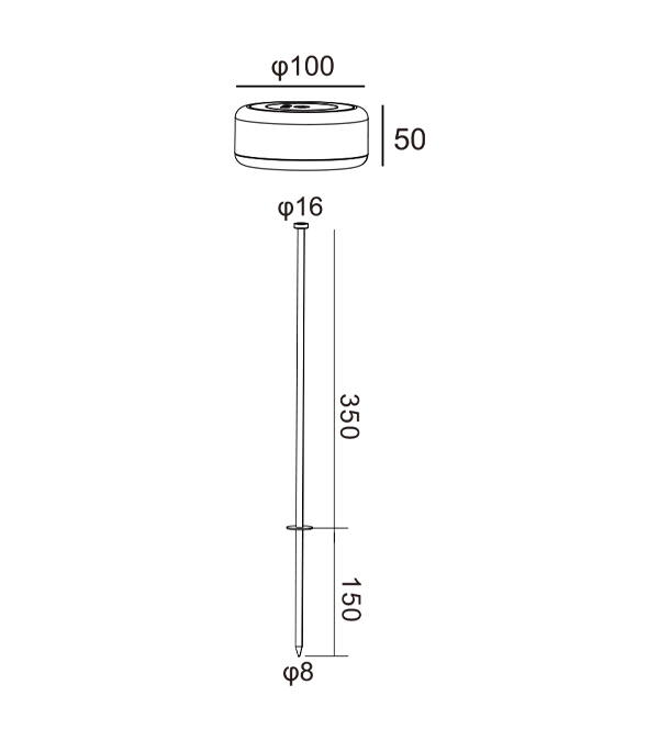 750 High Black Body oppladbart lys HR95004-750 750 High Black Body oppladbart lys HR95004-750