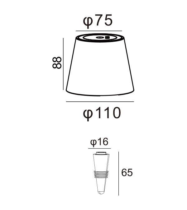 Skygge-Type vinflaske ladebordslampe HR95045 Skygge-Type vinflaske ladebordslampe HR95045