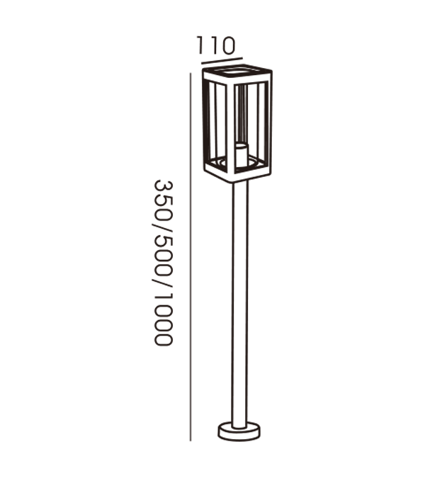 110 Glass dekket hagelys HR60122-1000 110 Glass dekket hagelys HR60122-1000