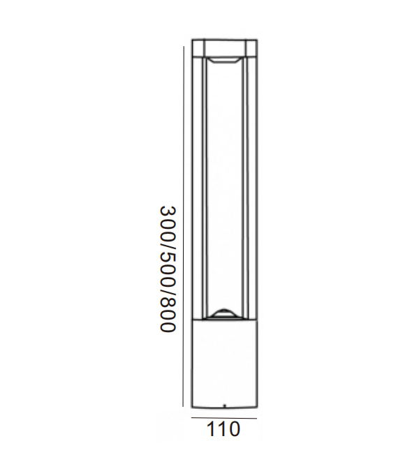 110 kvadratiske LED hagelys HR60032-800-LED 110 kvadratiske LED hagelys HR60032-800-LED