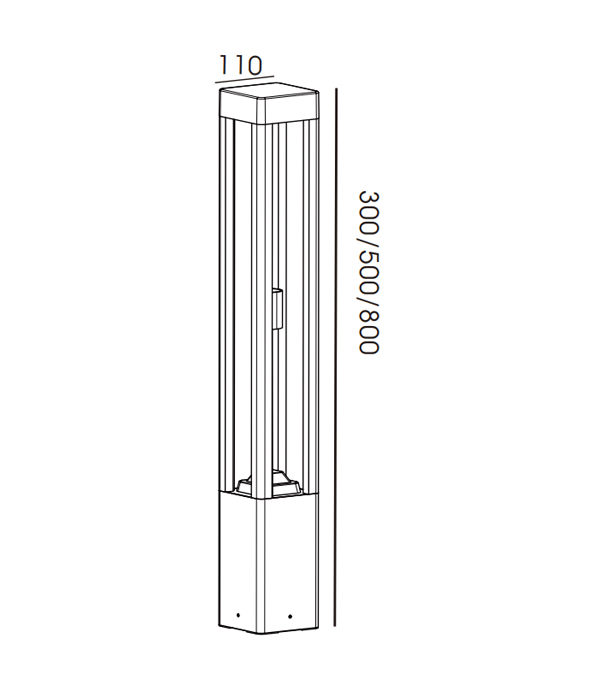 Firesidig hagelampe i glass HR60041-300 Firesidig hagelampe i glass HR60041-300