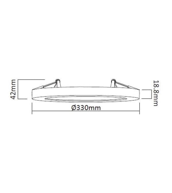 330 LED-taklys HR10101 330 LED-taklys HR10101