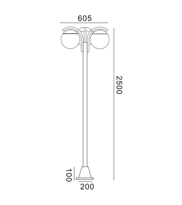 Tre runde hagelys i glass HR60694 Tre runde hagelys i glass HR60694