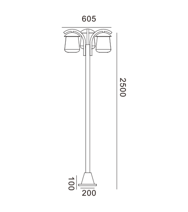 Tre flate hagelys HR60704 Tre flate hagelys HR60704