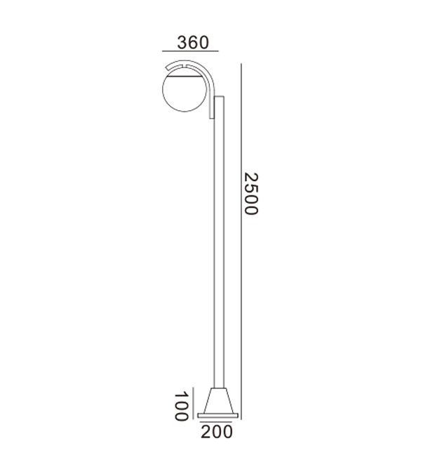 Enkelthode rundt glass hagelys HR60692 Enkelthode rundt glass hagelys HR60692